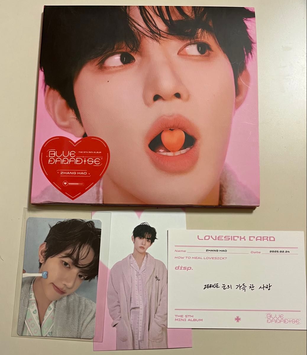 zerobaseone ZB1 リボンポーズ withmuu 特典 トレカジャンハオ ハオ