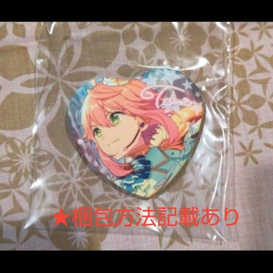 影片みか 缶バッジ 8周年 ハート型缶バッジ あんスタ あんさんぶる