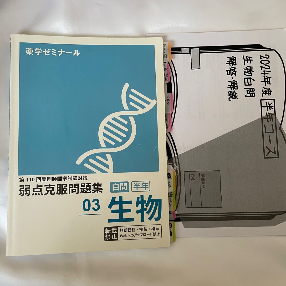 第108回薬剤師国家試験対策 薬ゼミ 薬学ゼミナール 全日制 9月コース