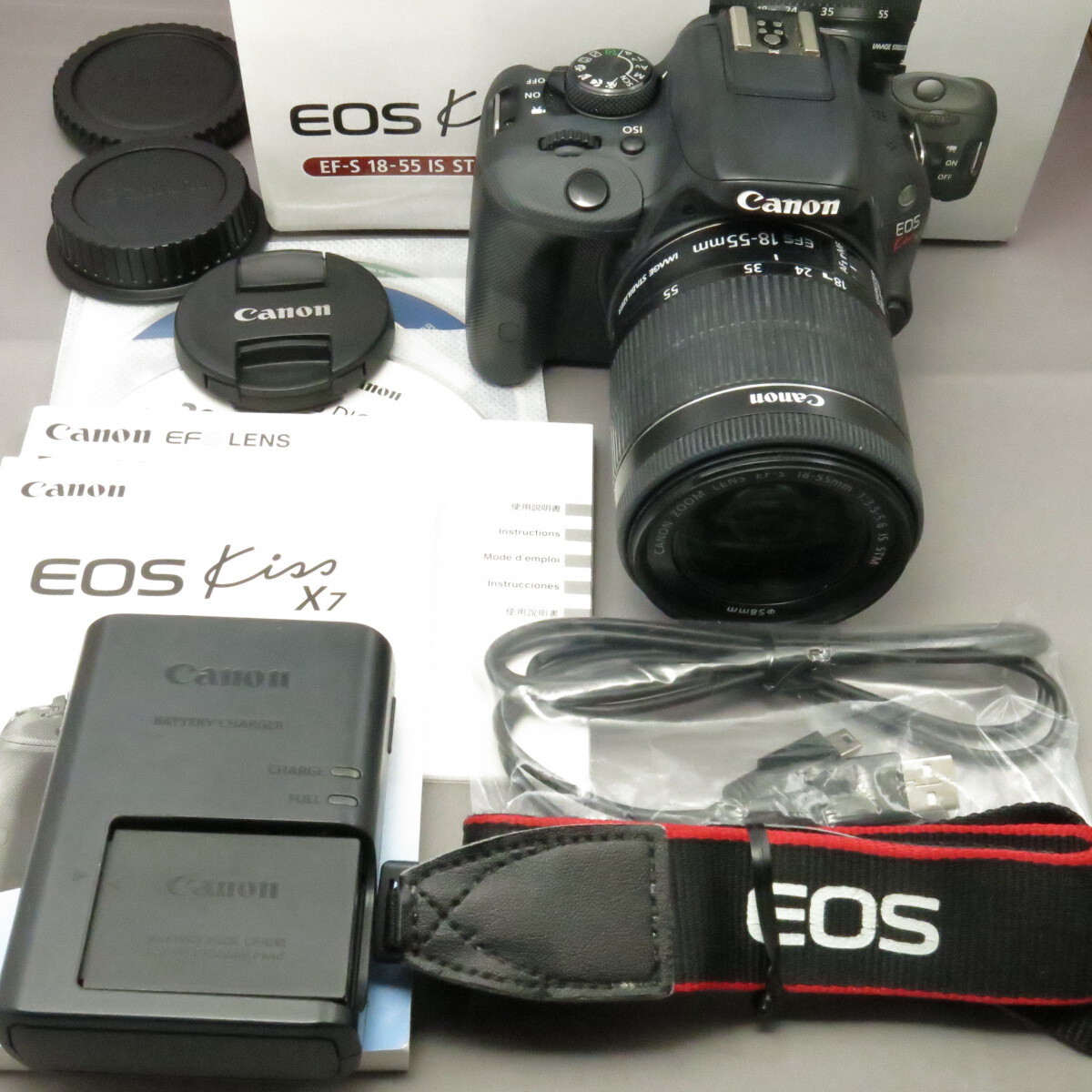 CANON EOS Kiss X7 EF-S18-55 IS STM レンズキット オークション比較