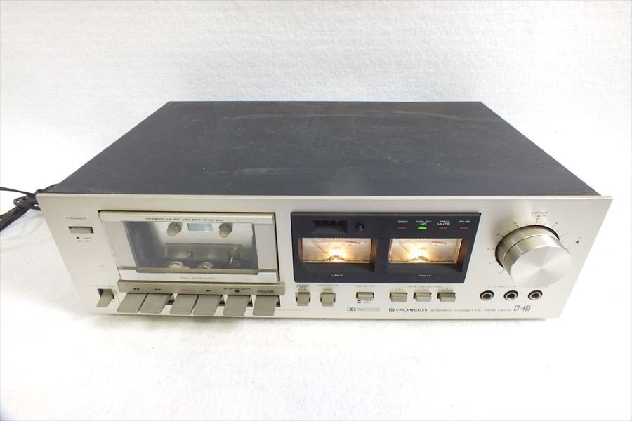 パイオニア CT-4040A カセットデッキ 動作ok パイオニア CT-4040A
