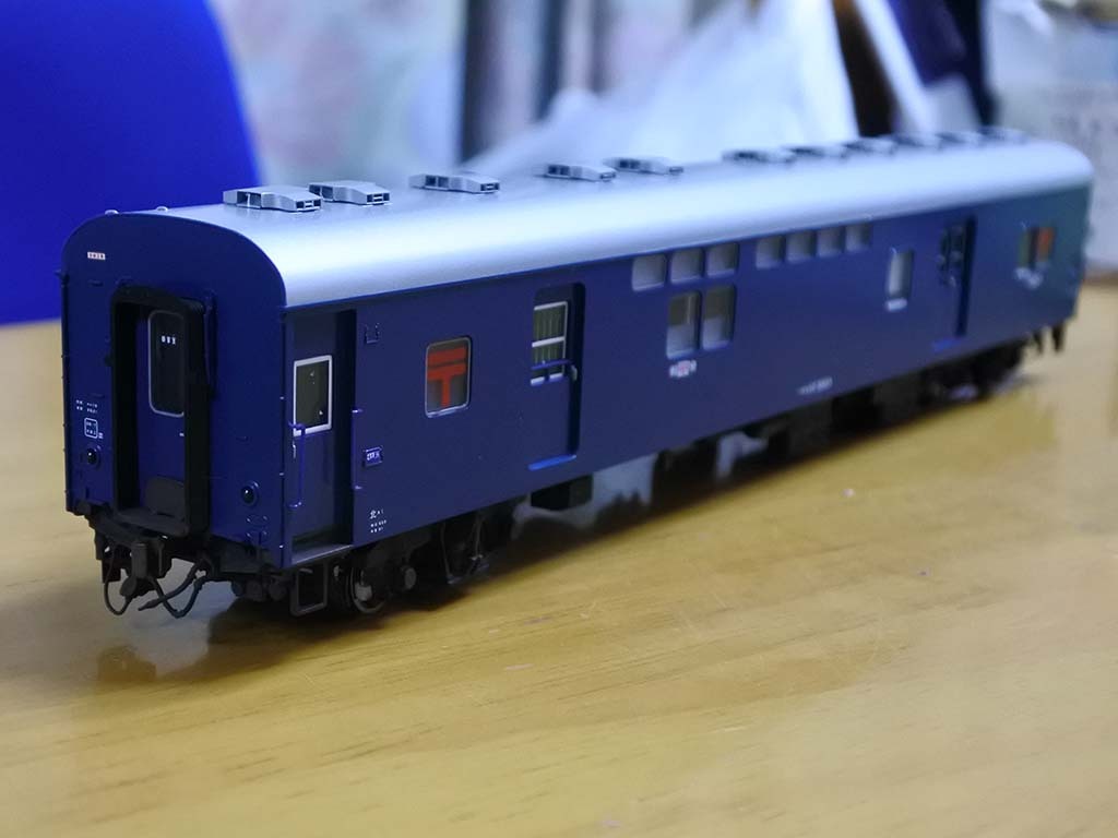 TOMIX スハネ16 (青) 【HO-502】 室内灯点灯 HOゲージ TOMIX スハネ16
