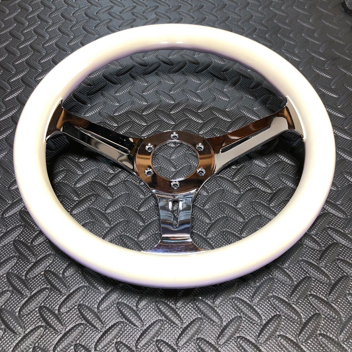 Yahoo!オークション -「ウッドステアリング ホワイト」(ステアリング