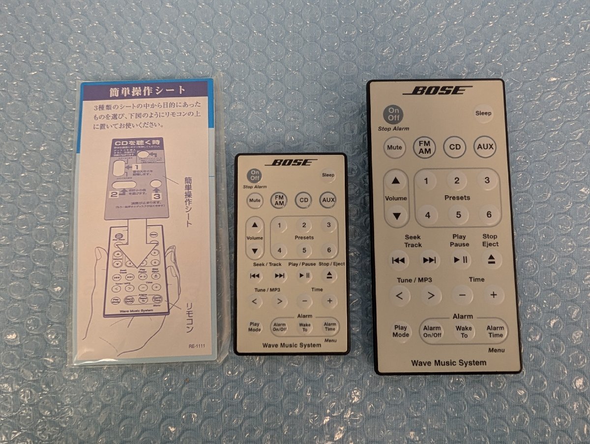 2026年最新】Yahoo!オークション -bose wave music system リモコンの