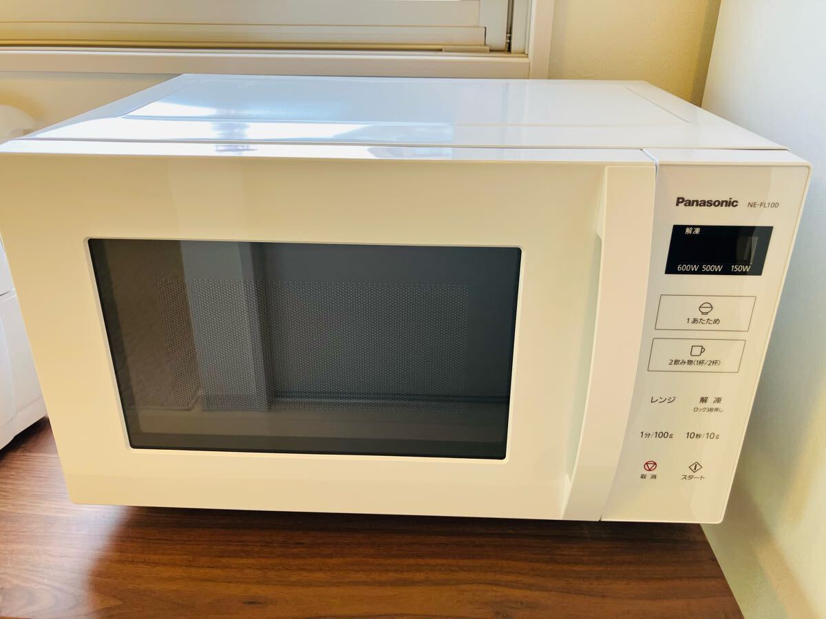 パナソニック 単機能レンジ ホワイト NE-FL100-W 22年製 電子レンジ