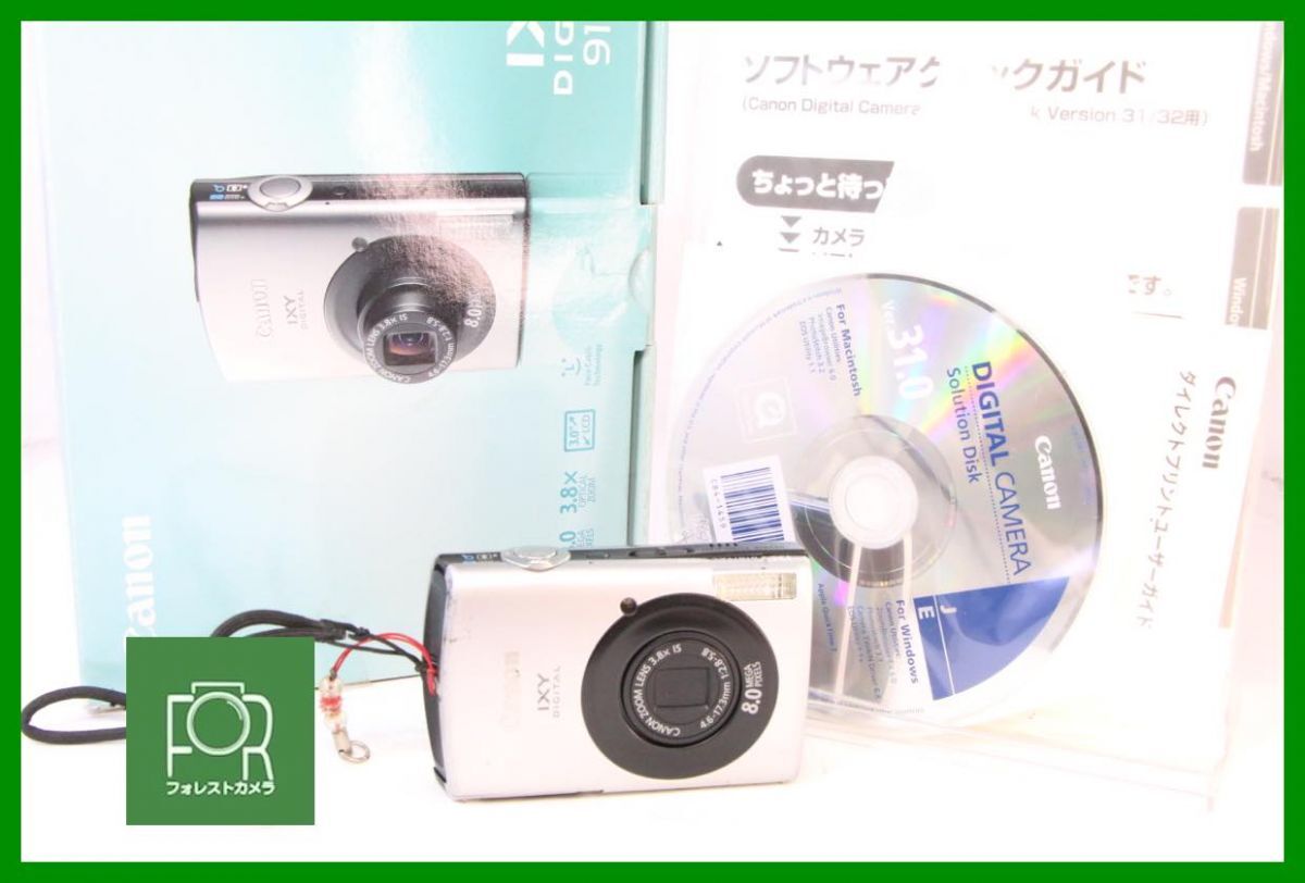 ジャンク□Canon IXY DIGITAL 910 IS□バッテリー付き・チャージャー
