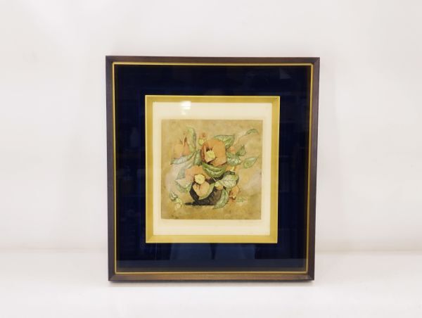 真作】☆絵画☆福井良之助 油彩10号 静物 梅田画廊取扱い 箱・黄袋入