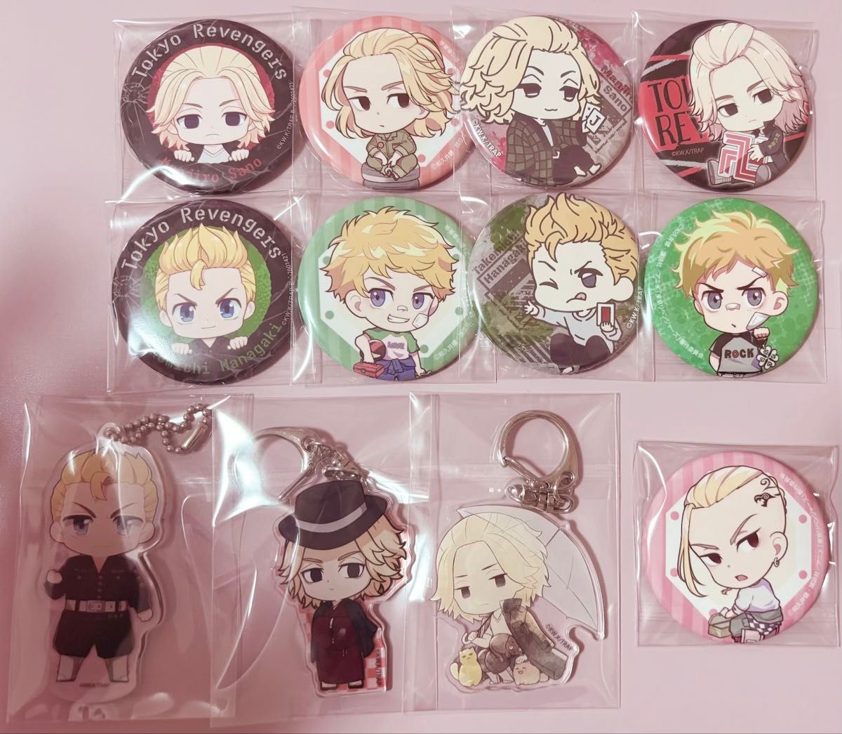 台湾限定 高雄開催 東京リベンジャーズ 東リべ展 限定缶バッジ 佐野