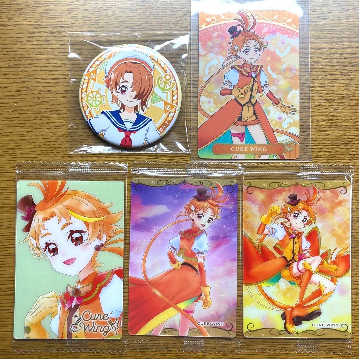 キュアウィング ひろがるスカイ プリキュア ライブ LIVE 缶バッジ 夕凪