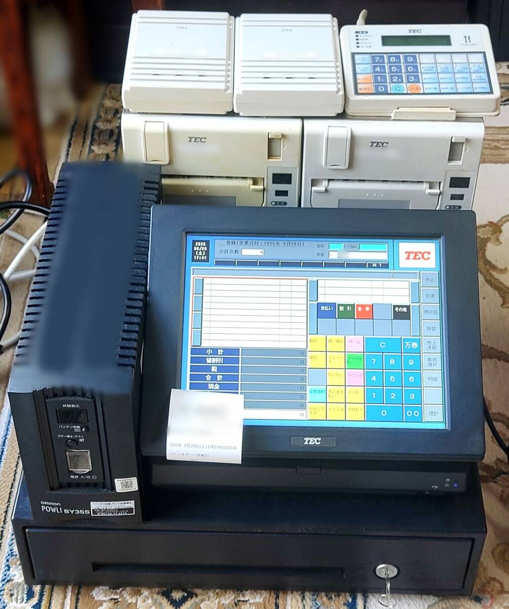 東芝テック POSレジ ST-C10 タッチパネルレジスター ドロアセット 東芝