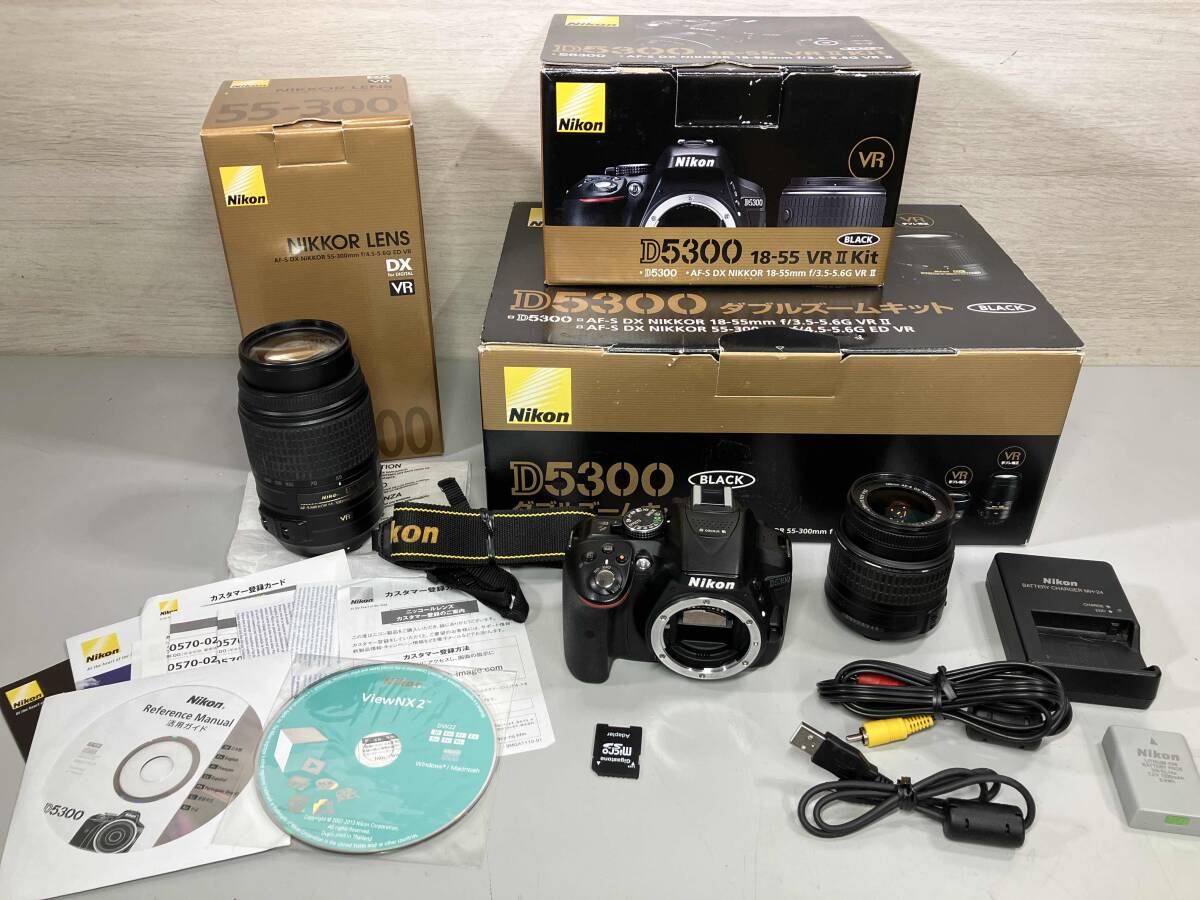 Yahoo!オークション -「ニコン d5300 ダブルズームキット」の落札相場