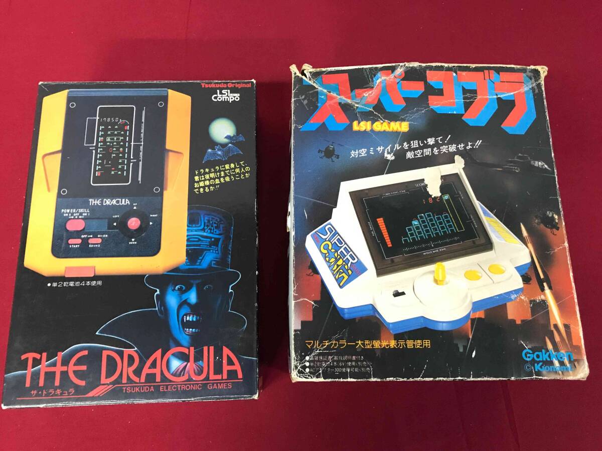 昭和 ツクダ オリジナル LSI ドラキュラ 未使用 本体黒 ゲームウォッチ
