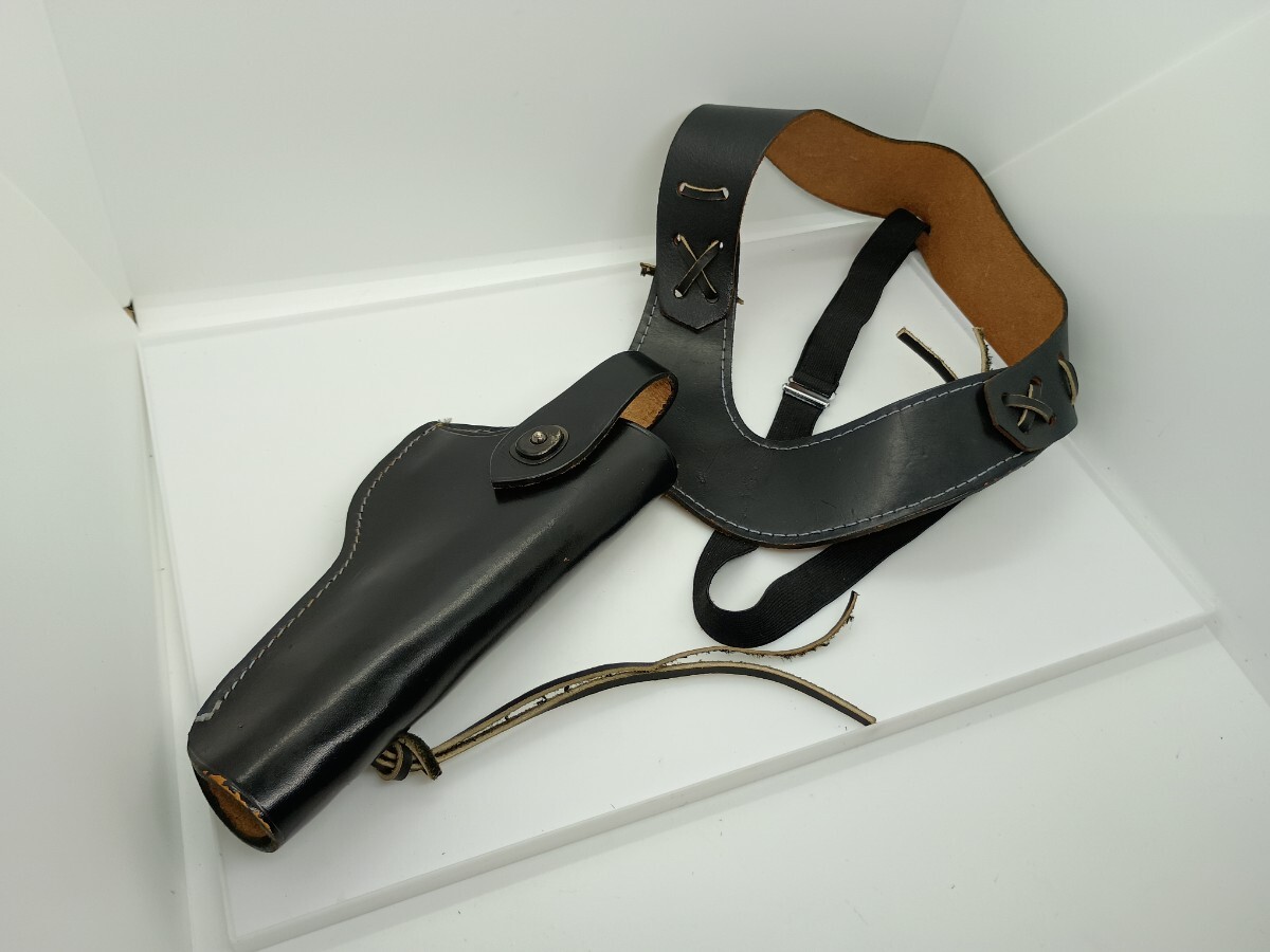 kokusai ショルダーホルスター ミリタリー トイガン 木製グリップ