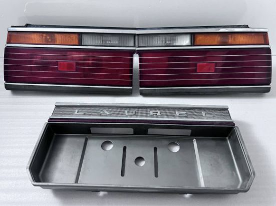 UF31 レパード 後期型 純正ステアリング ブラウン 光通信 日産