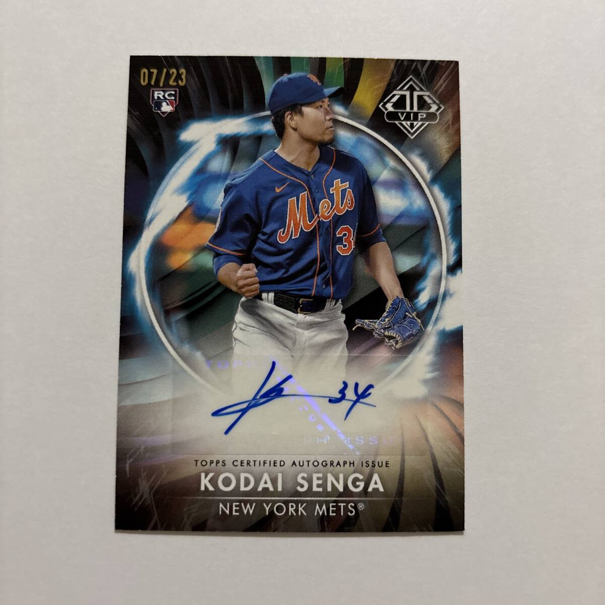 千賀滉大 サインカード 25枚限定 千賀直筆カード 千賀滉大 直筆サイン