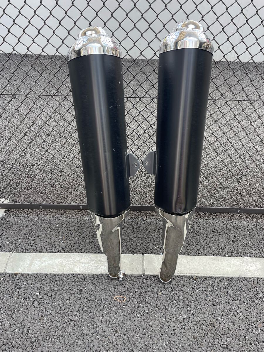 隼 ハヤブサ 純正マフラー サイレンサー 左右セット 3型 EJ11A 隼