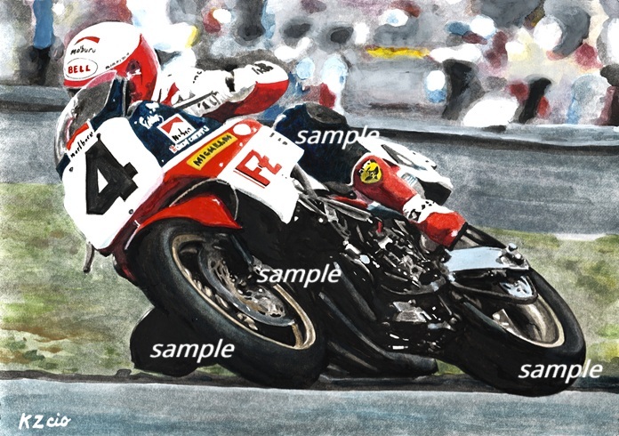 MotoGP エディ・ローソン選手 直筆サイン入り色紙 MotoGP エディ