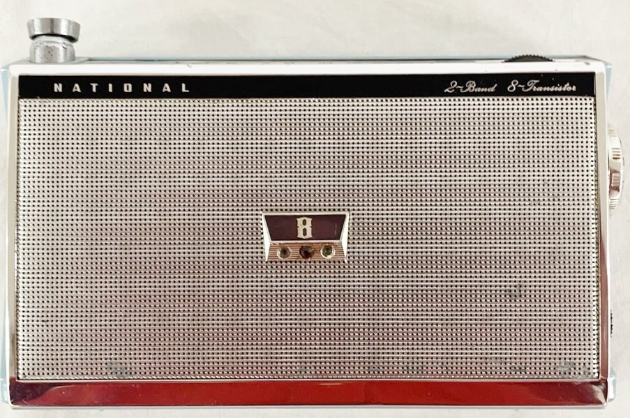 ナショナル 7石ラジオ R-80 コレクション品 ナショナル 7石ラジオ R-80