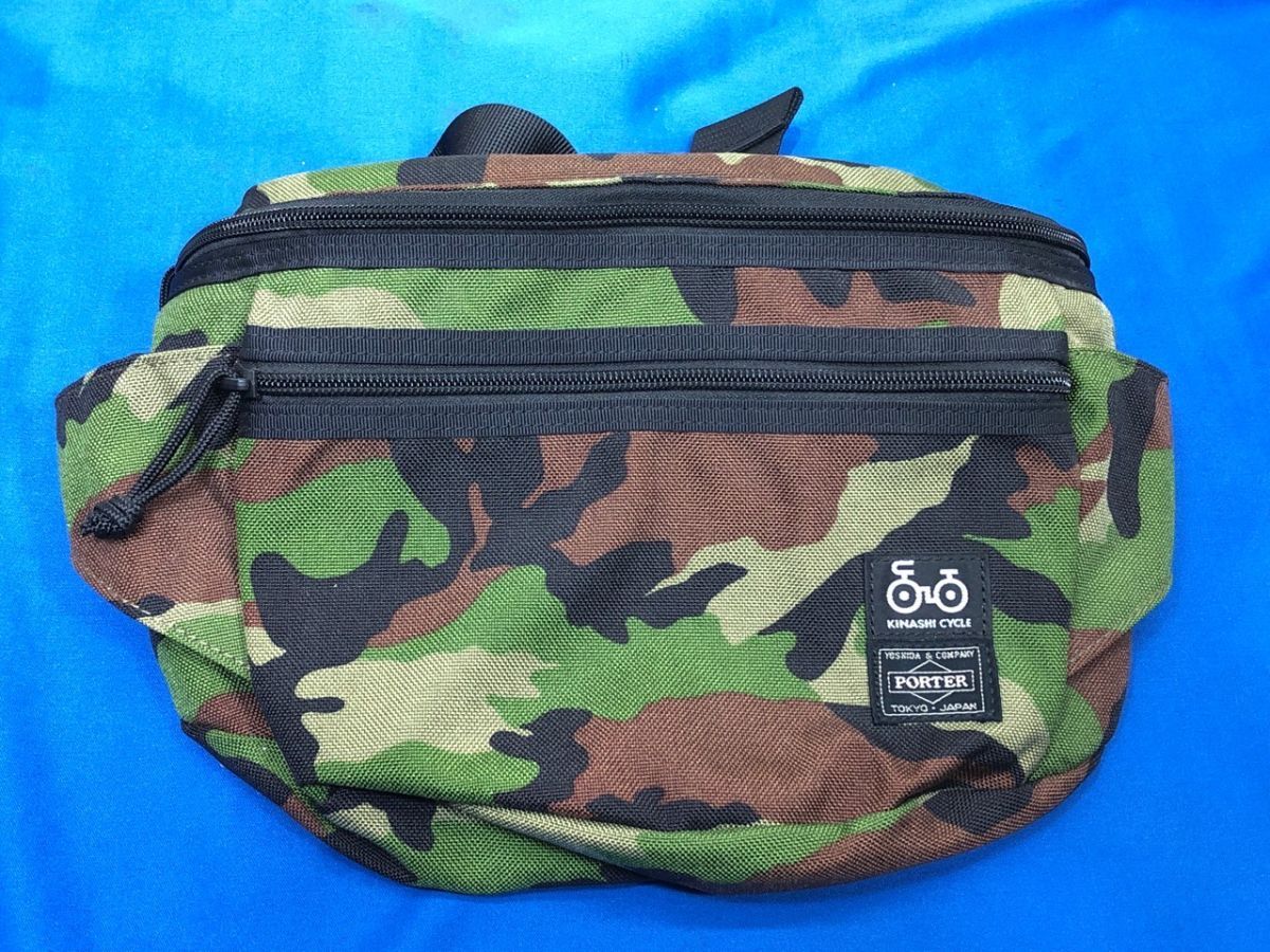 木梨サイクル ポーター ウエストバッグ 迷彩 【公式通販】