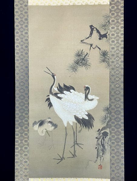 Yahoo!オークション -「松鶴」(日本画) (絵画)の落札相場・落札価格