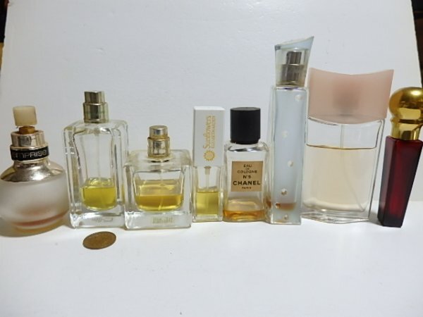 CHANEL 香水空き瓶6個 空き箱1個 イソップ空き瓶2個 CHANEL 香水空き瓶