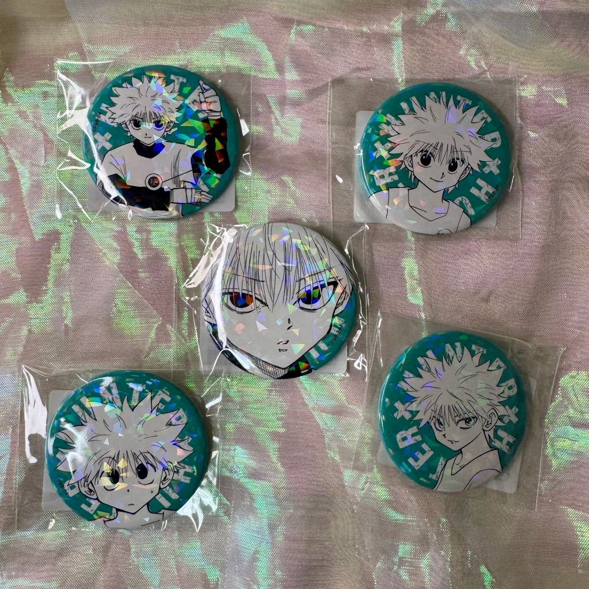 HUNTER×HUNTER ハンターハンター ジャンプショップ グリッター缶バッジ