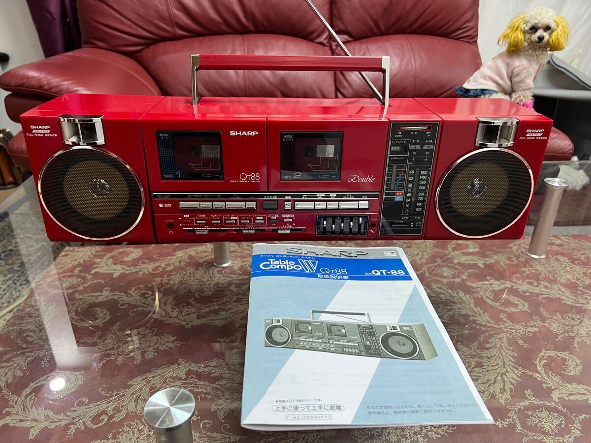 Yahoo!オークション -「sharp qt 88」(ラジカセ) (カセットデッキ)の
