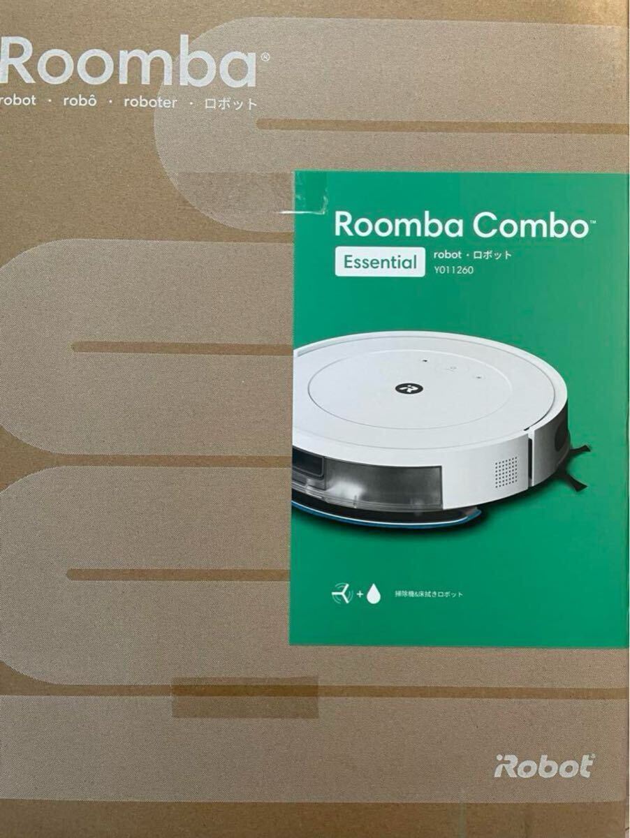 iRobot ルンバ コンボ Essential robot Y011260 [ホワイト