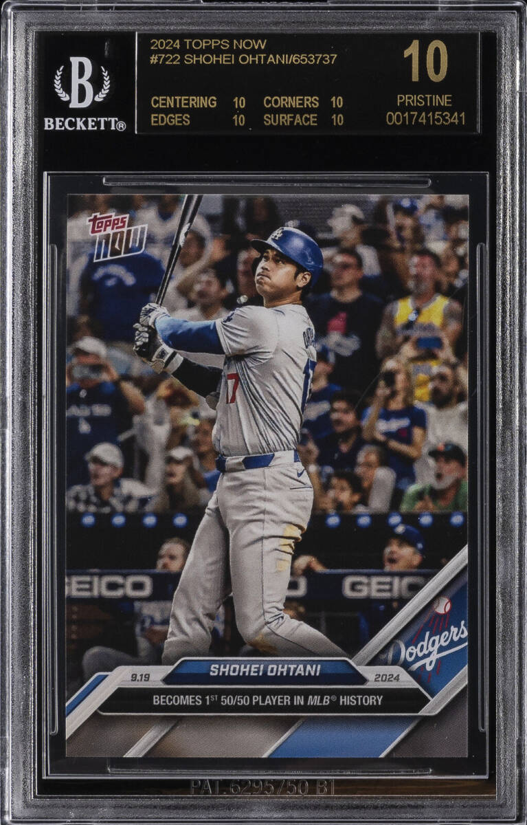 Yahoo!オークション -「bgs10 ブラックラベル 大谷」の落札相場・落札価格