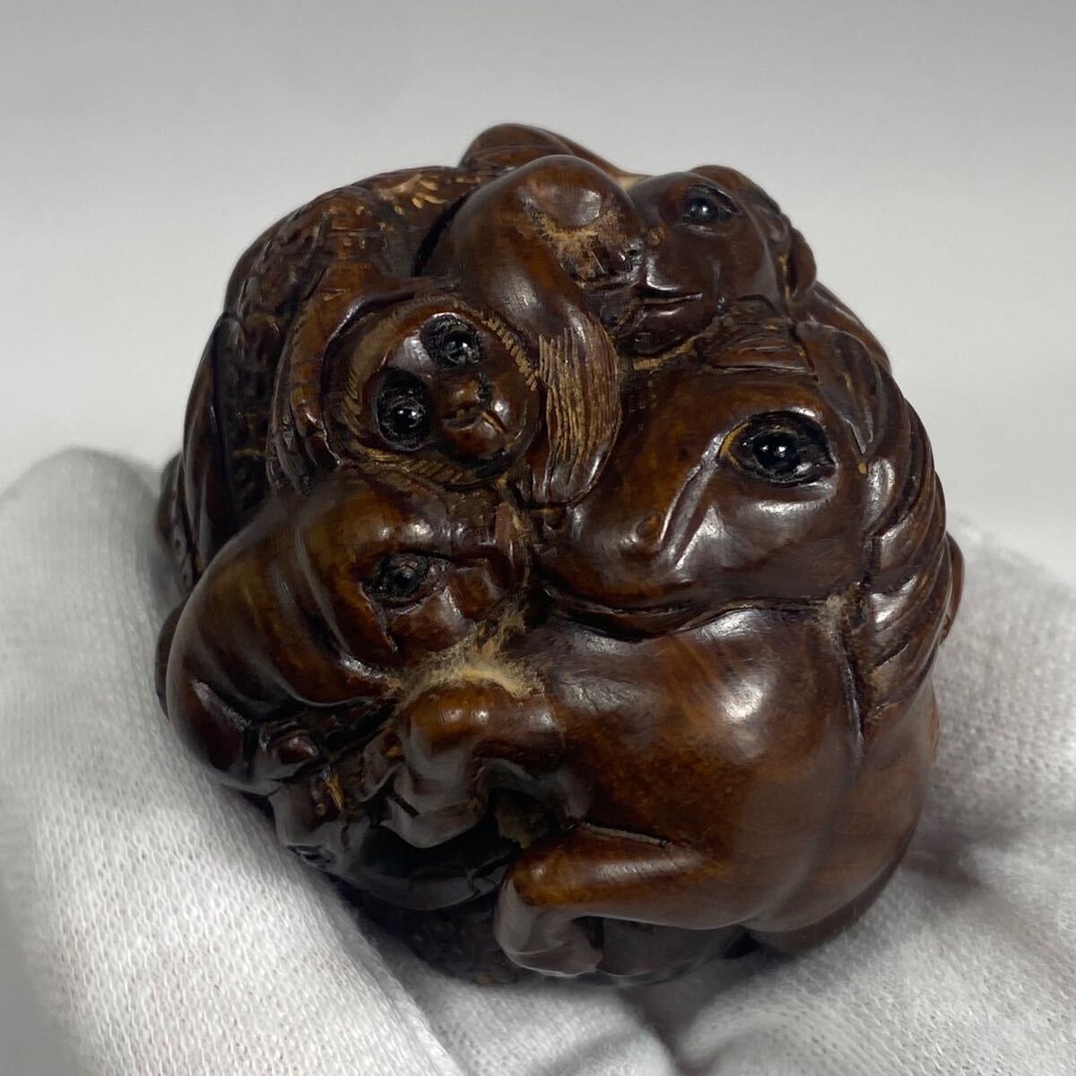 Yahoo!オークション -「松山 在銘」(根付) (東洋彫刻)の落札相場・落札価格