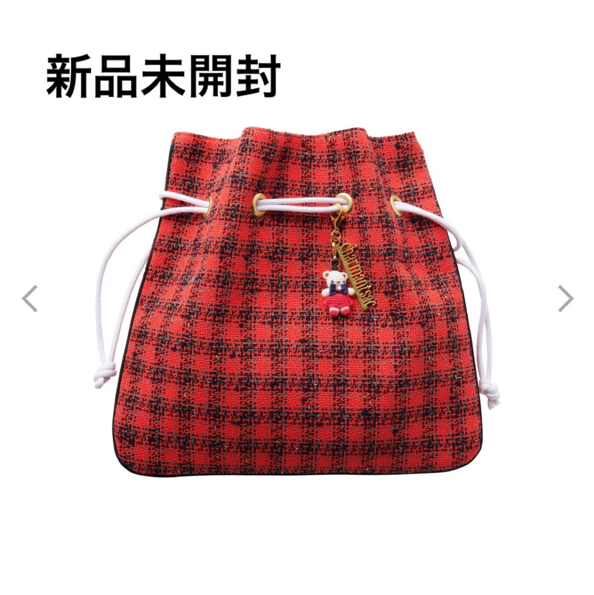 新品 ファミリア 巾着 レッド｜Yahoo!フリマ（旧PayPayフリマ）