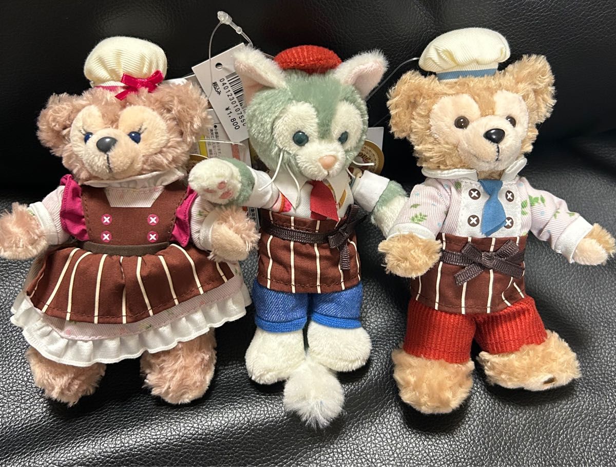 ダッフィー シェリーメイ ジェラトーニ ぬいぐるみバッジ ぬいぐるみ