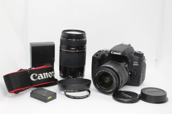 CANON EOS 8000D ダブルズームキット オークション比較 - 価格.com