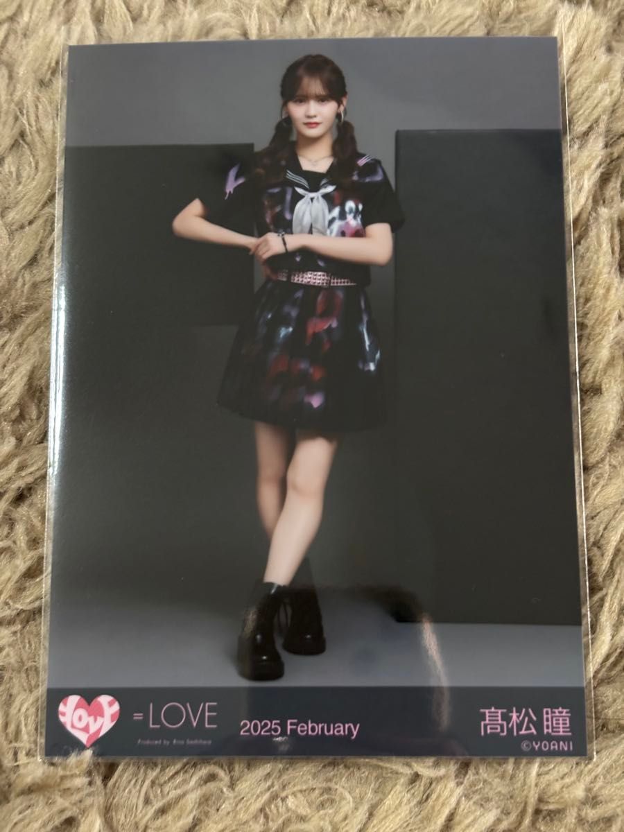 イコラブ ＝LOVE 魔法少女 8周年コンサートツアー 宝石衣装 生写真 髙