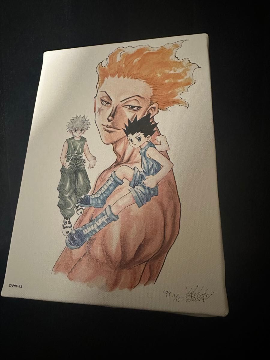 冨樫義博展 HUNTER×HUNTER フルカラーアートボード キャンパス｜Yahoo