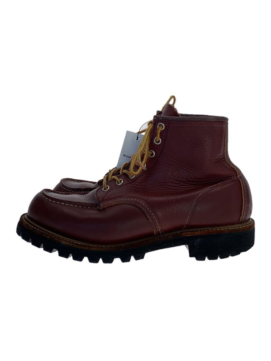 RED WING◇90s刺繍羽根タグ/Classic Work 6inch Moctoe/US7.5/BRW