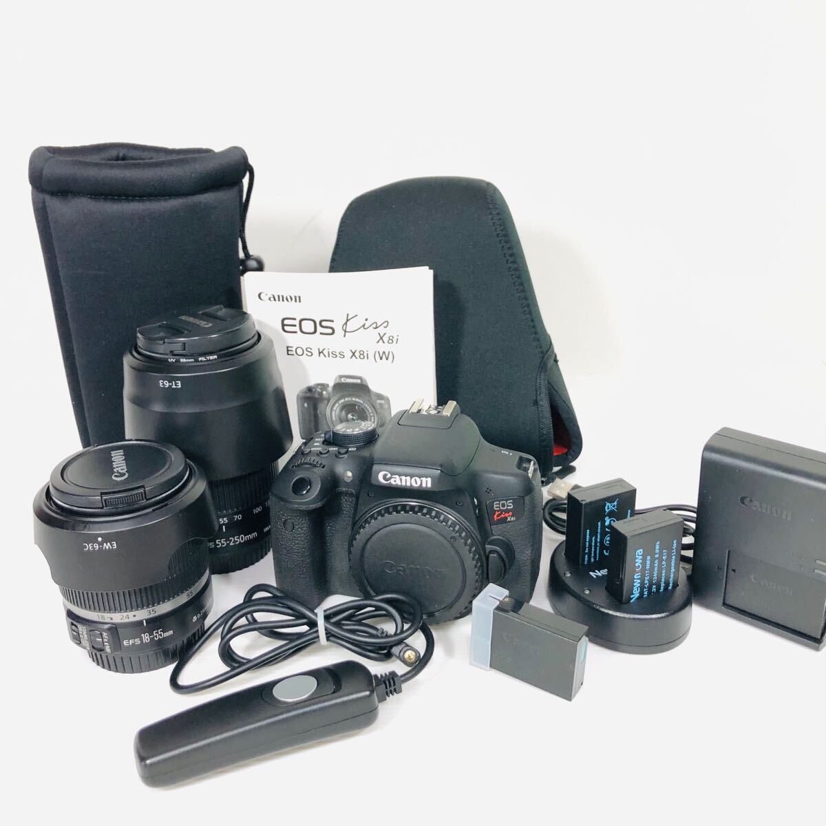 CANON EOS Kiss X8i ダブルズームキット オークション比較 - 価格.com