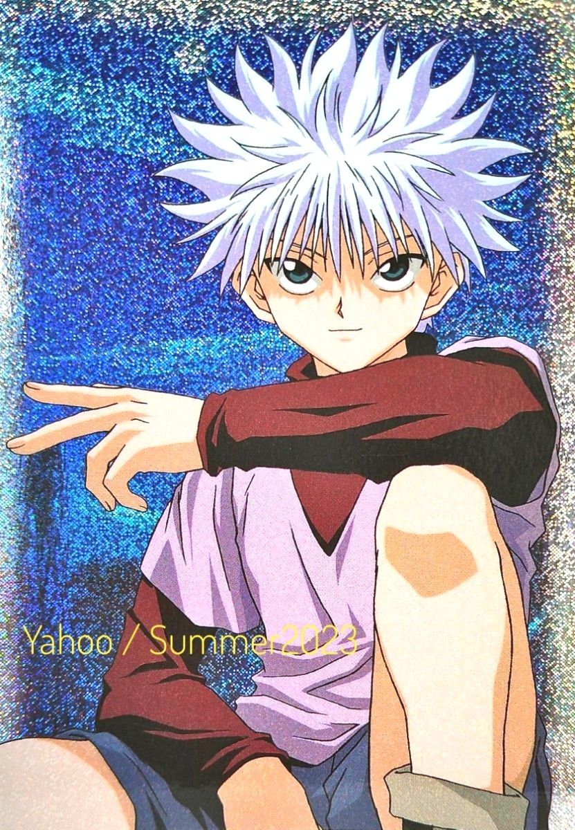 HUNTER×HUNTER ブロマイド ポストカード キルア no 10｜Yahoo!フリマ