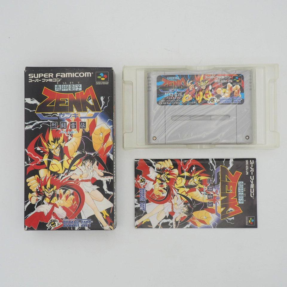 鬼神童子 鬼神童子 ZENKI ゼンキ 烈闘雷伝 スーパーファミコン SFC