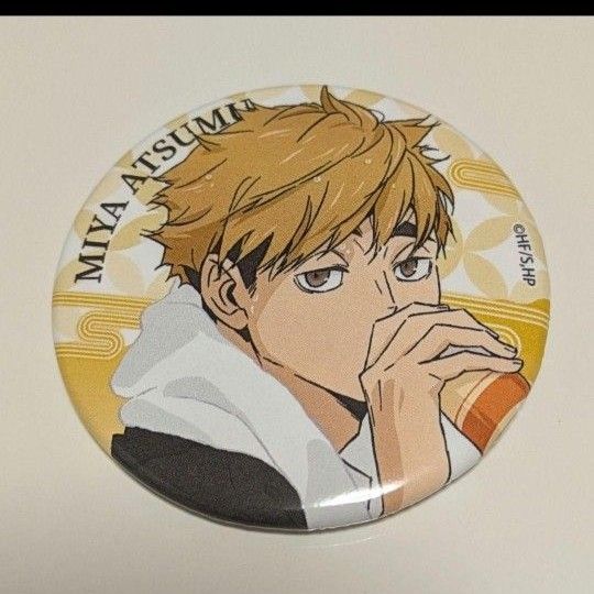 ハイキュー 極楽湯コラボ 第2弾 缶バッジ 宮侑 宮治 ドリンクタグ