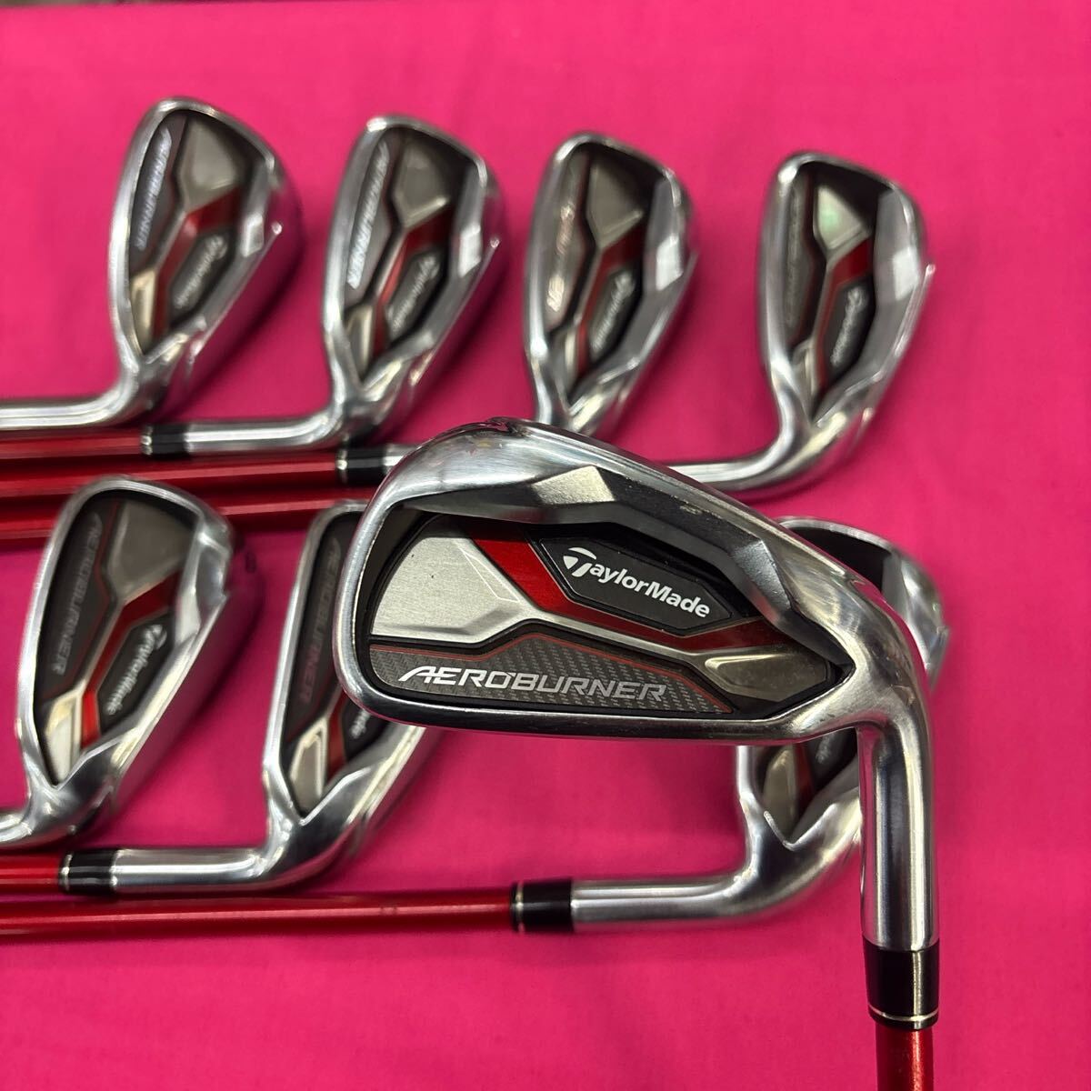 TaylorMade AEROBURNER アイアン8本 テーラーメイド AEROBURNER