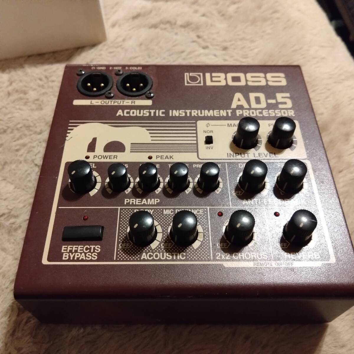 ボス BOSS AD-5 アコギプロセッサ プリアンプ エフェクターアダプター