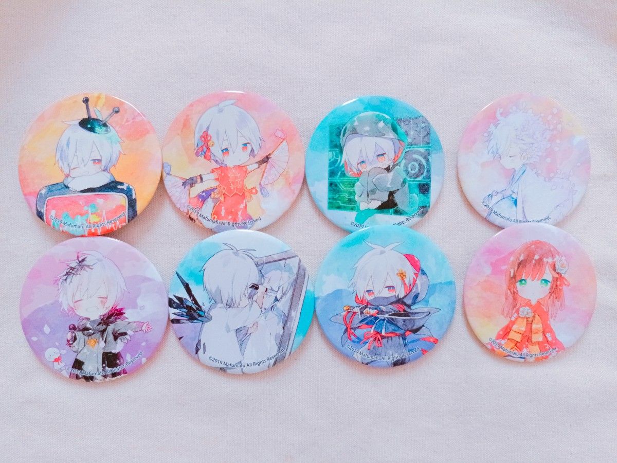 まふまふ 神楽色アーティファクト 缶バッジ ジグソーパズル アートを