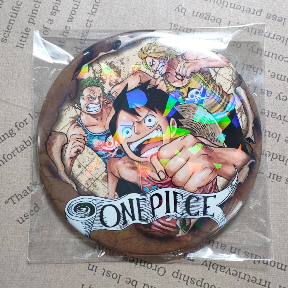 コレクション缶バッジ シークレット ルフィ&ゾロ&サンジ 第7弾 ケンカ