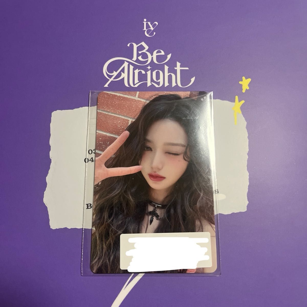 IVE Be Alright ウォニョン ラキドロ 400枚 限定 ソニミュ｜Yahoo