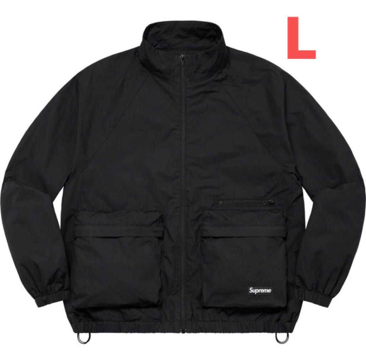 Supreme Raglan Utility Jacket Navy Lサイズ シュプリーム ラグラン