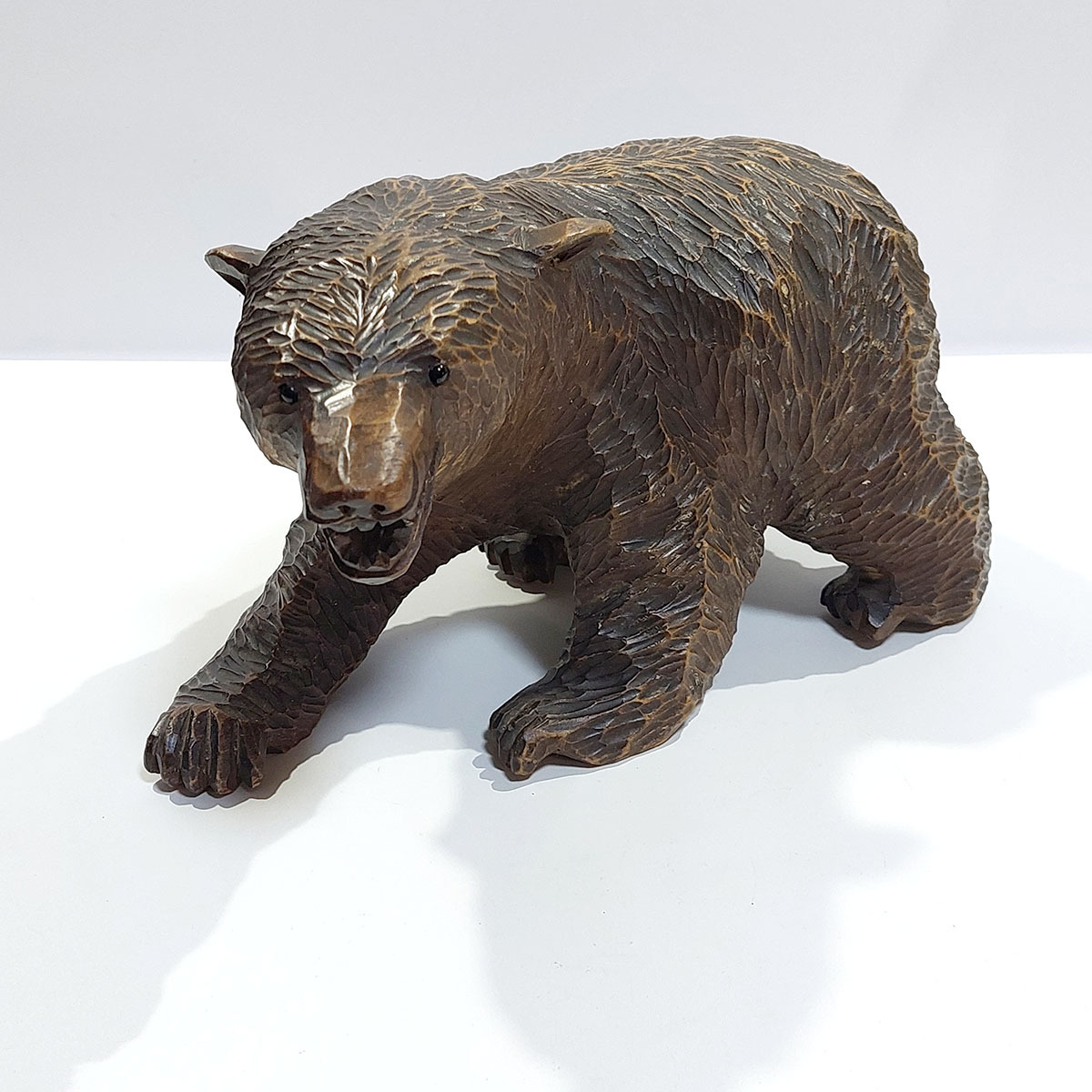 Yahoo!オークション -「木彫り 熊ガラス目」の落札相場・落札価格