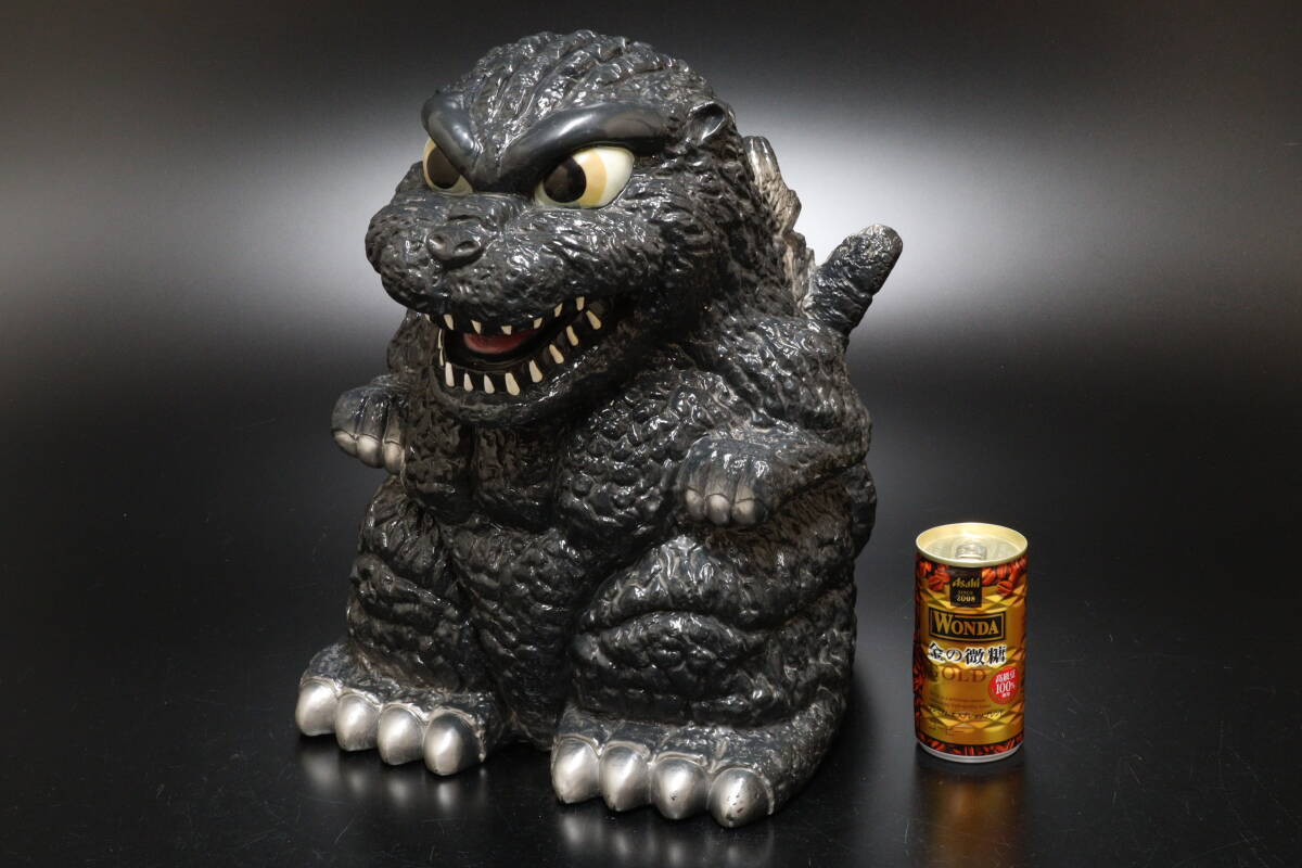1994年 当時物 ユタカ ゴジラ GODZILLA 特大 ソフビ ビッグ貯金箱 1994