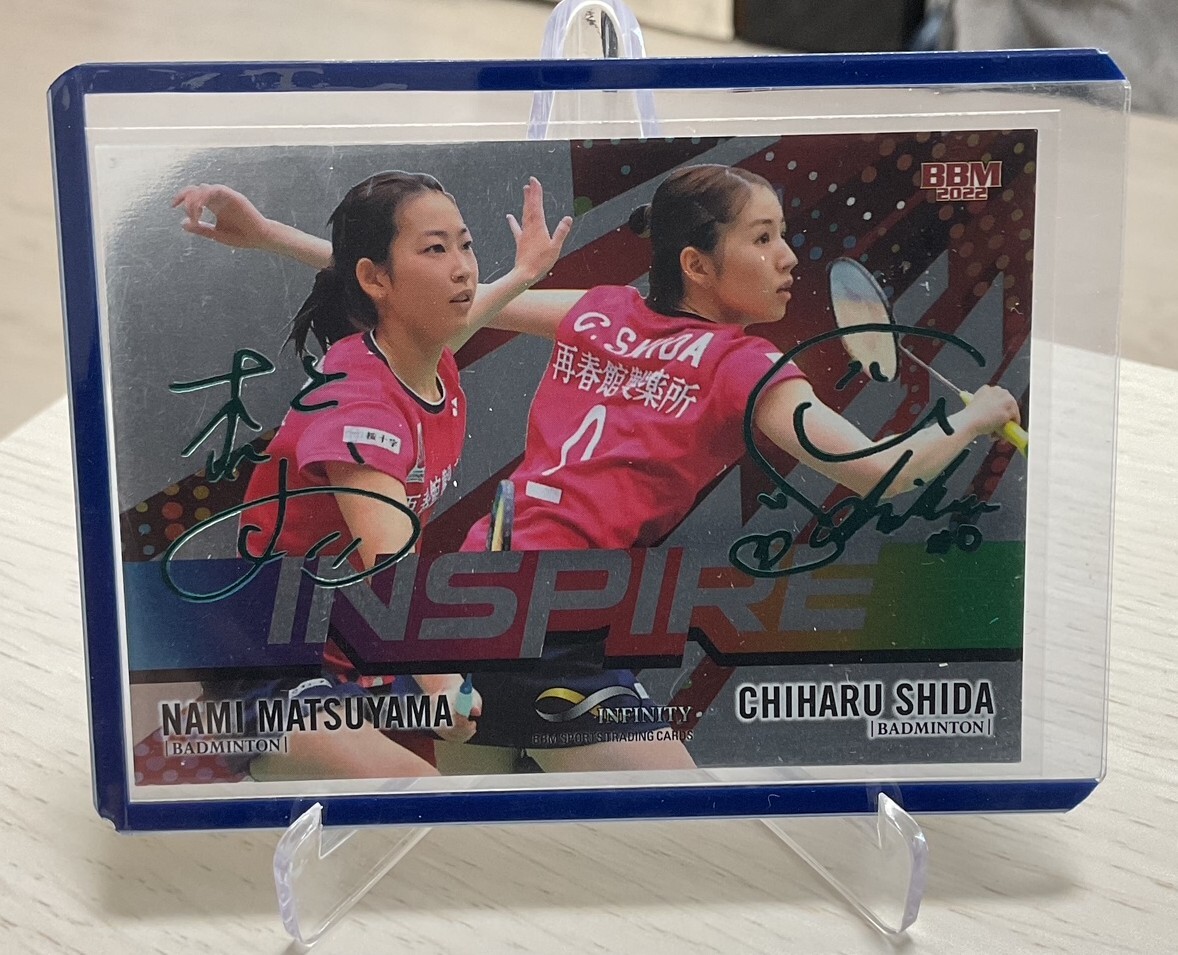 志田千陽選手 直筆サイン チェキ S/Jリーグ 松山奈未選手 缶バッジ