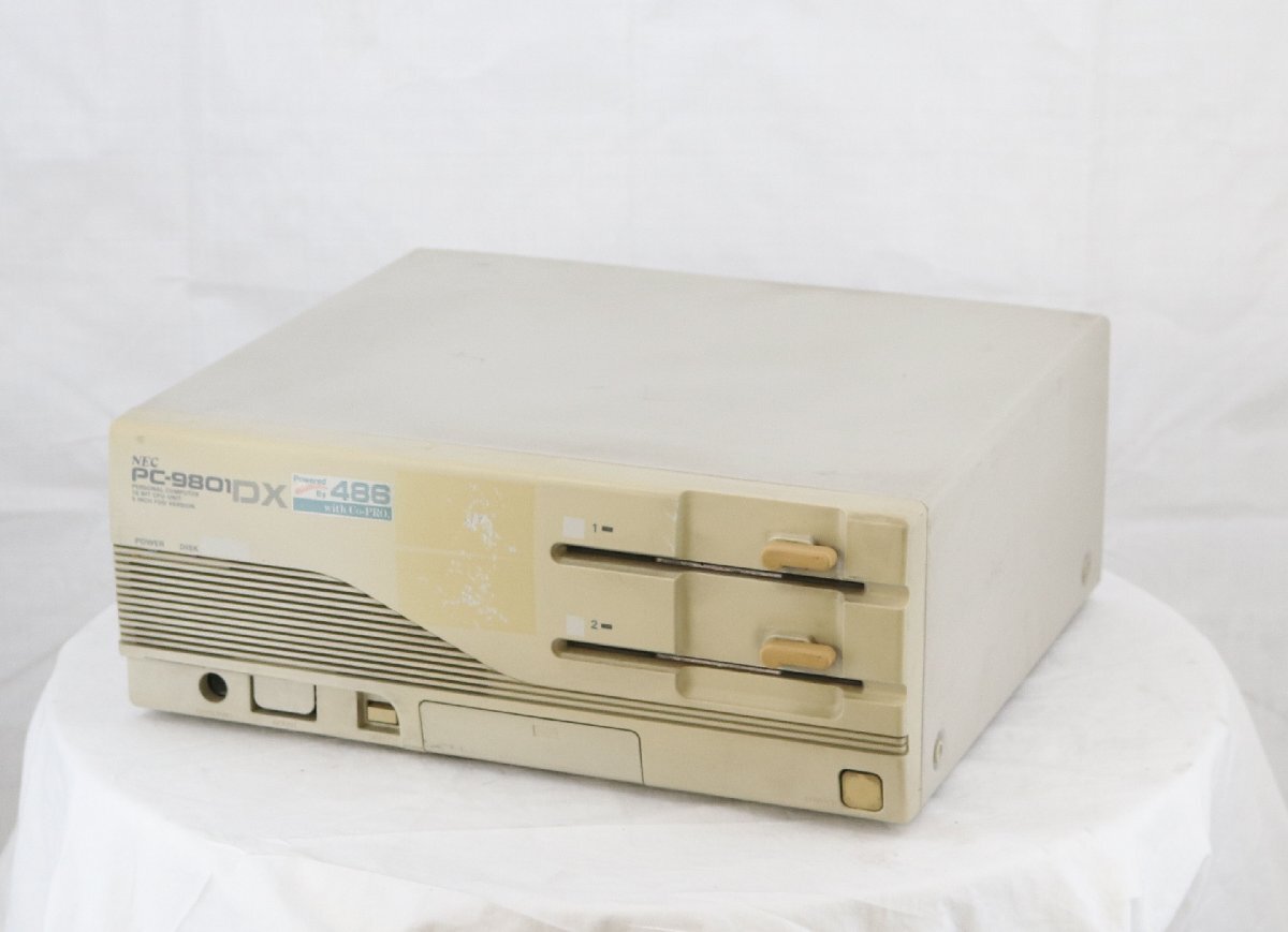 □NEC PC-9801DX2 レトロPC MS-DOS ジャンク □NEC PC-9801DX2 レトロ